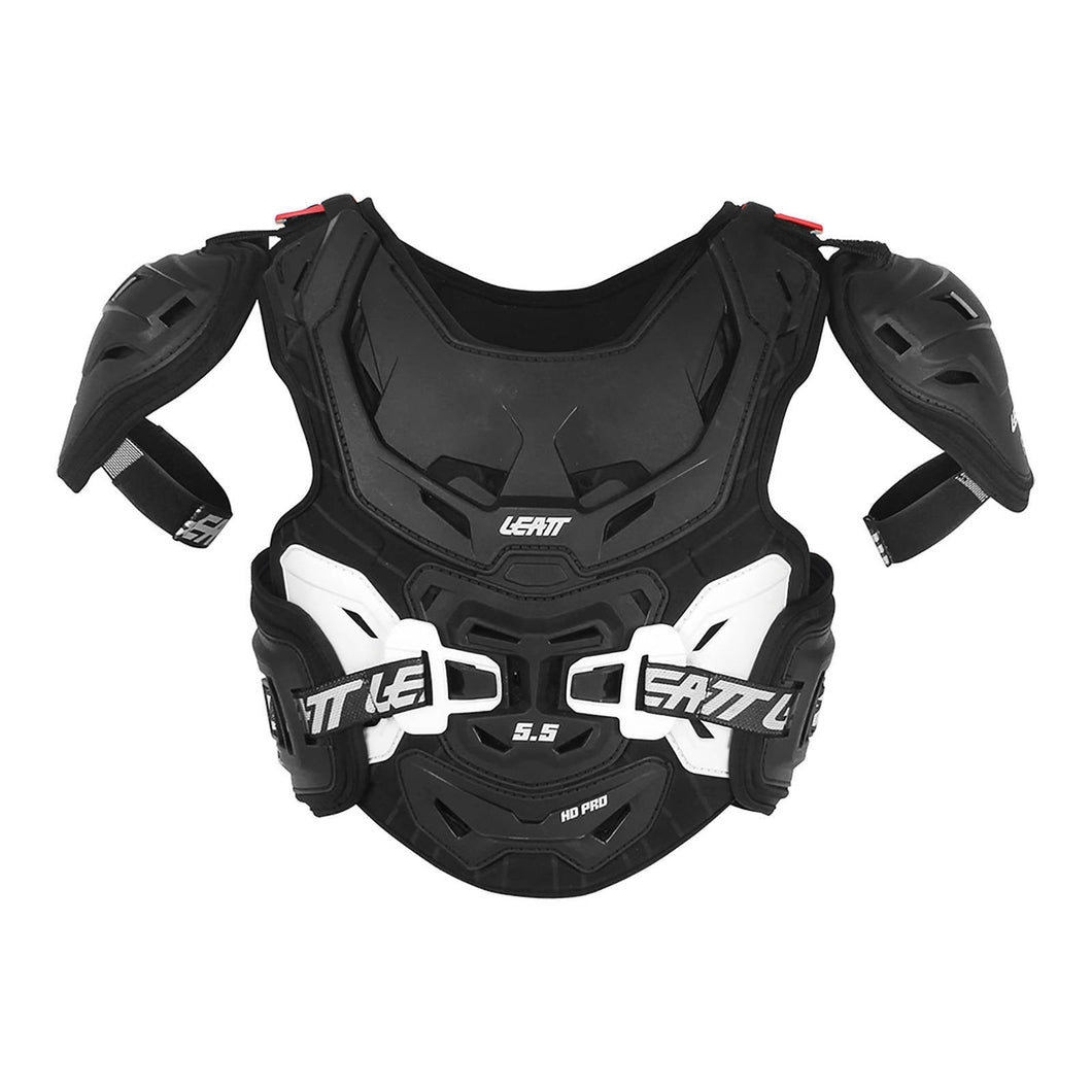 LEATT 5.5 JUNIOR CHEST PROTECTOR PRO HD - BLACK / WHITE