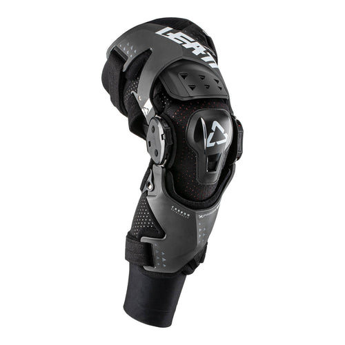 LEATT X-FRAME HYBRID KNEE BRACE PAIR - BLACK