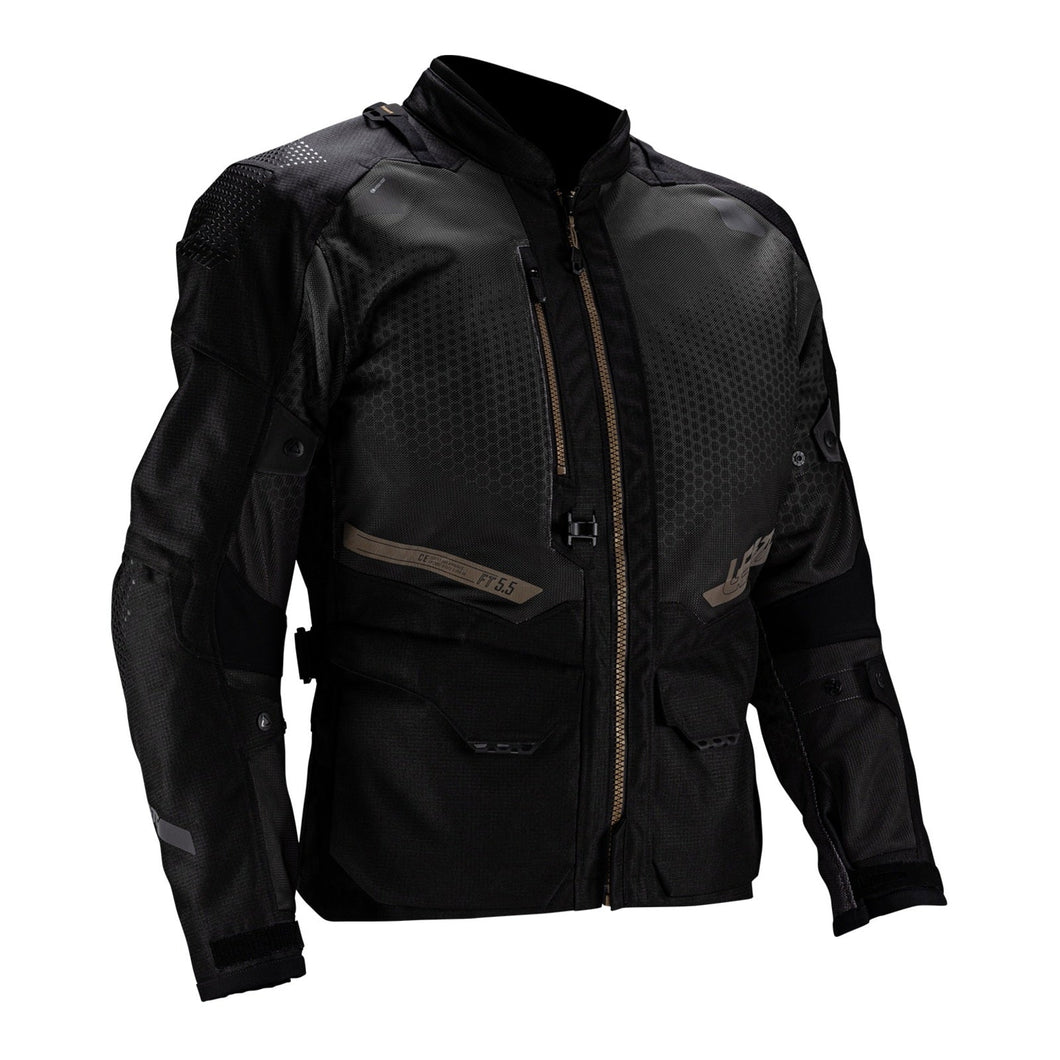LEATT 5.5 ADV FLOWTOUR JACKET - STEALTH