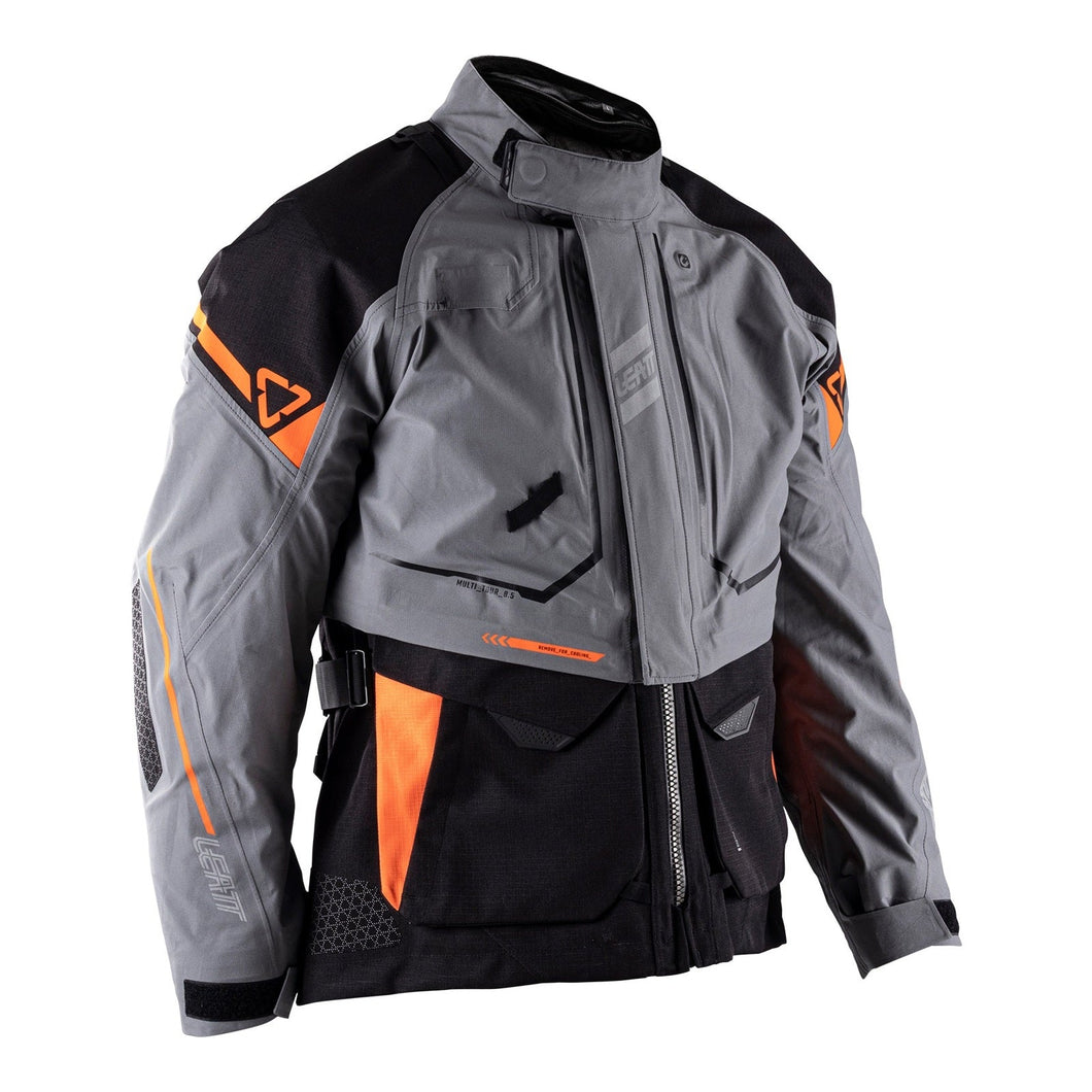LEATT 8.5 ADV MULTITOUR JACKET - IRON GREY