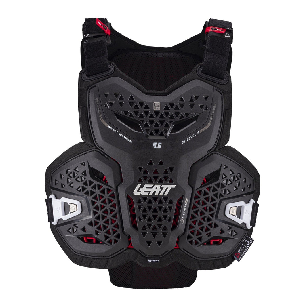 LEATT 4.5 CHEST PROTECTOR HYBRID - BLACK