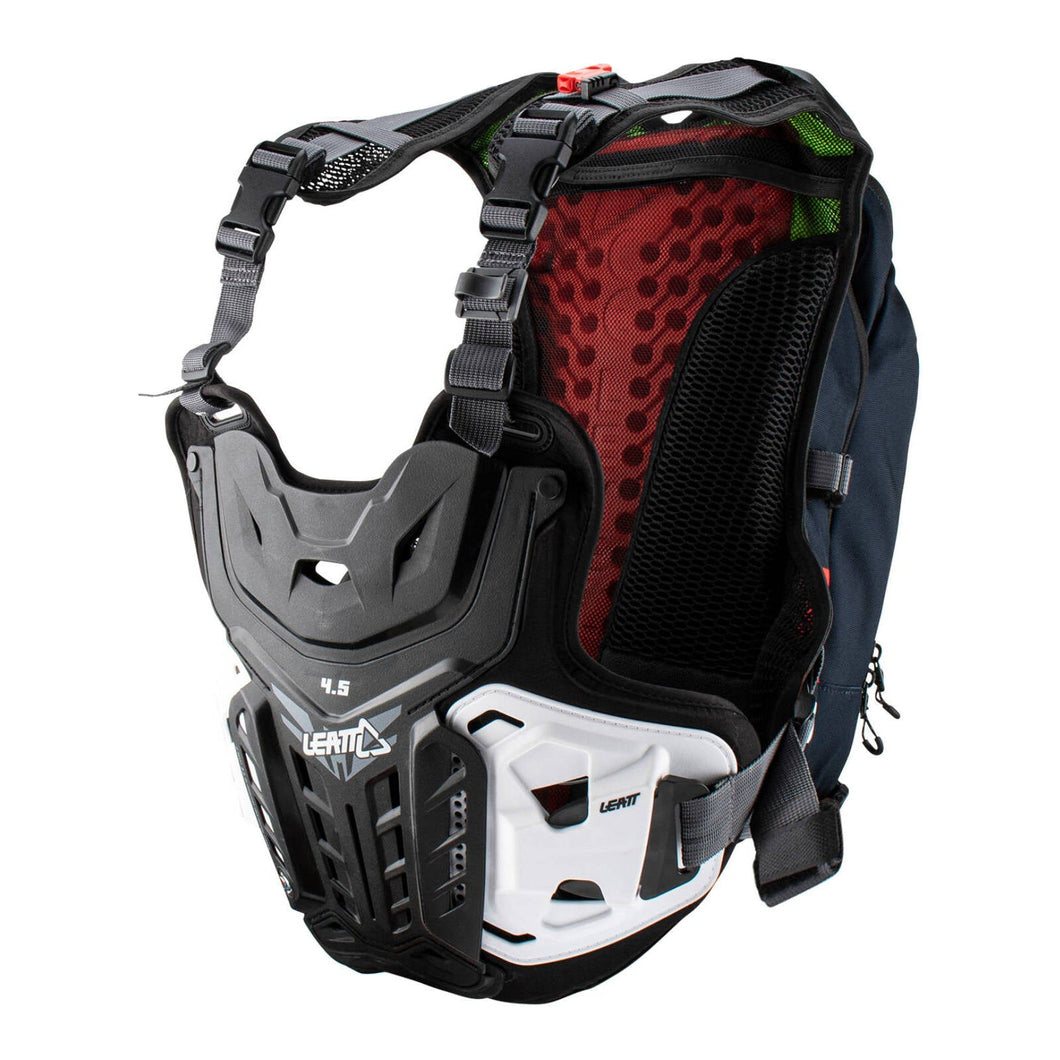 LEATT 4.5 HYDRA CHEST PROTECTOR - BLACK / RED
