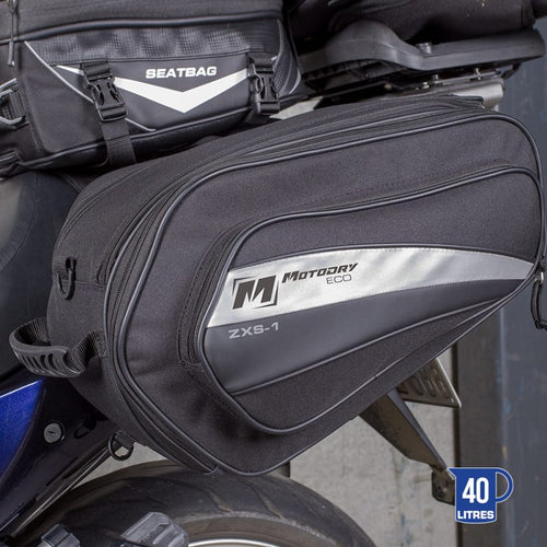 MOTODRY ZXS-1 SADDLEBAGS SLANT/EXPANDABLE