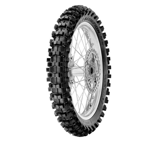 PIRELLI SCORPION MX32 MID SOFT REAR TYRE 100/90-19 57M NHS