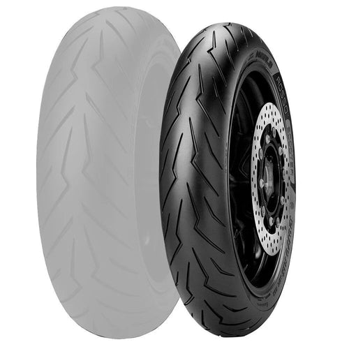 PIRELLI DIABLO ROSSO SCOOTER FRONT TYRE 120/70 R-17 M/C 58H TUBELESS