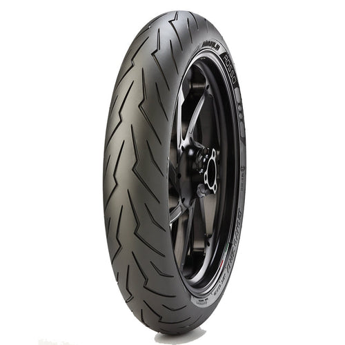 PIRELLI DIABLO ROSSO III FRONT TYRE 120/70 ZR-17 M/C 58W TUBELESS (D)