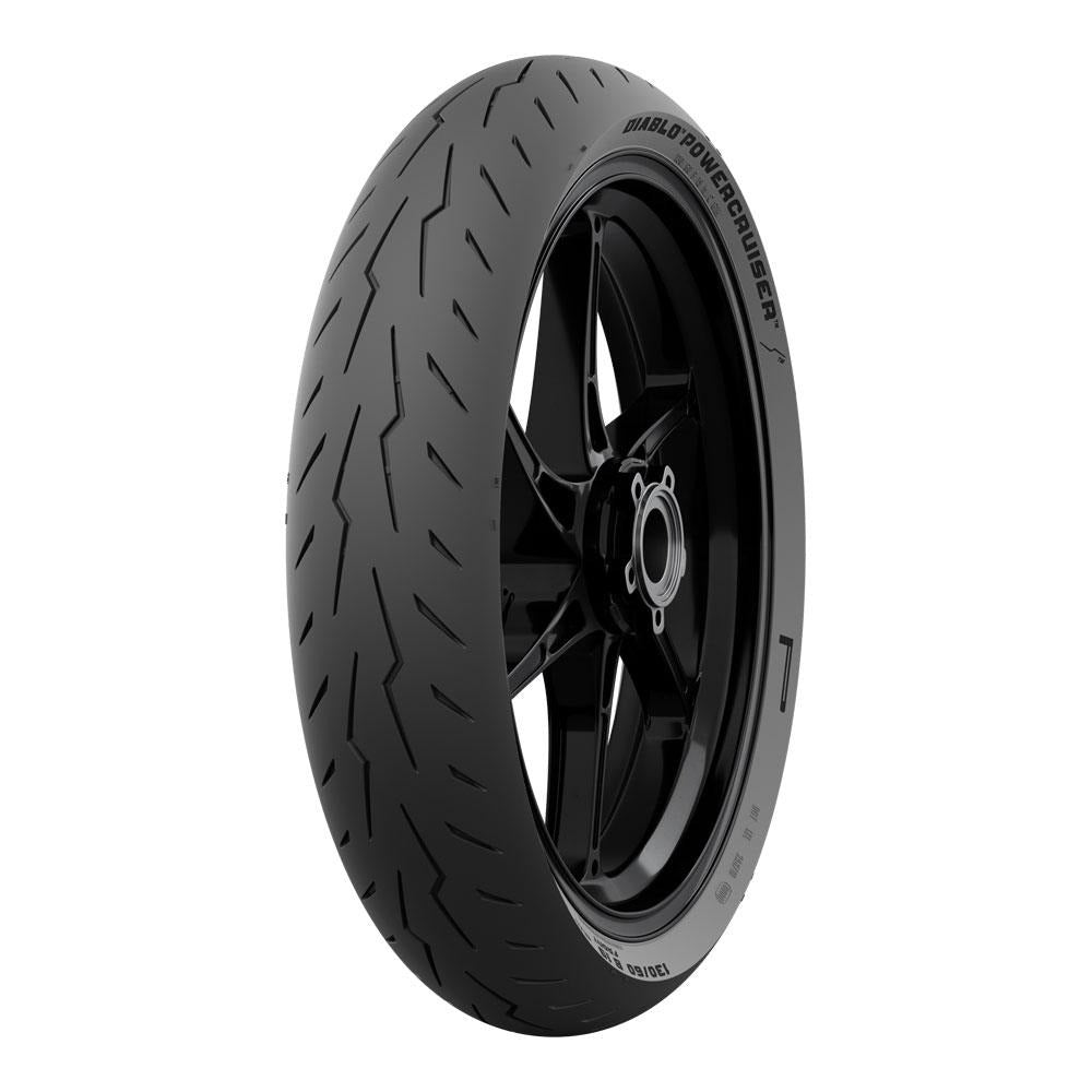 PIRELLI DIABLO POWERCRUISER FRONT TYRE 130/60 B-19 M/C 61H TUBELESS