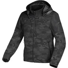 MACNA RACOON BLACK/CAMO TEXTILE HOODIE JACKET