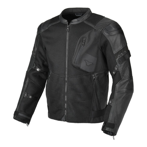 MACNA OLSAN BLACK LEATHER JACKET