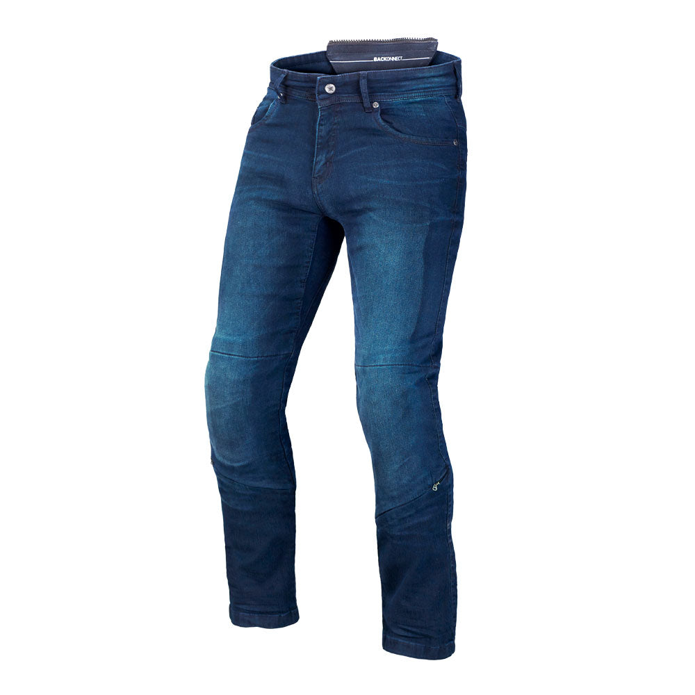 MACNA STONE MOTORCYCLE RIDING JEANS WILD BLUE