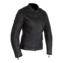 MERLIN BRISTOL D3O BLACK HERITAGE WOMENS LEATHER JACKET