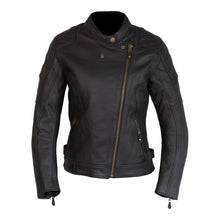 MERLIN BRISTOL D3O BLACK HERITAGE WOMENS LEATHER JACKET