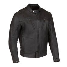 MERLIN GABLE II D3O WATERPROOF BLACK LEATHER JACKET