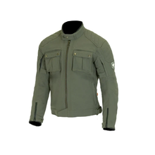 MERLIN COPLOW LAMINATED D3O GREEN TEXTILE JACKET