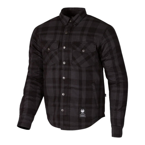 MERLIN AXE HYDRO WATERPROOF GREY LEISURE MOTO TEXTILE RIDING SHIRT