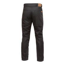 MERLIN SHENSTONE AIR MESH D3O BLACK HERITAGE WAX COTTON PANTS