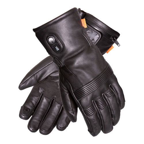 MERLIN MINWORTH II D3O BLACK HERITAGE HEATED GLOVES