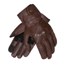 MERLIN LEGACY D3O DARK BROWN LEATHER GLOVES