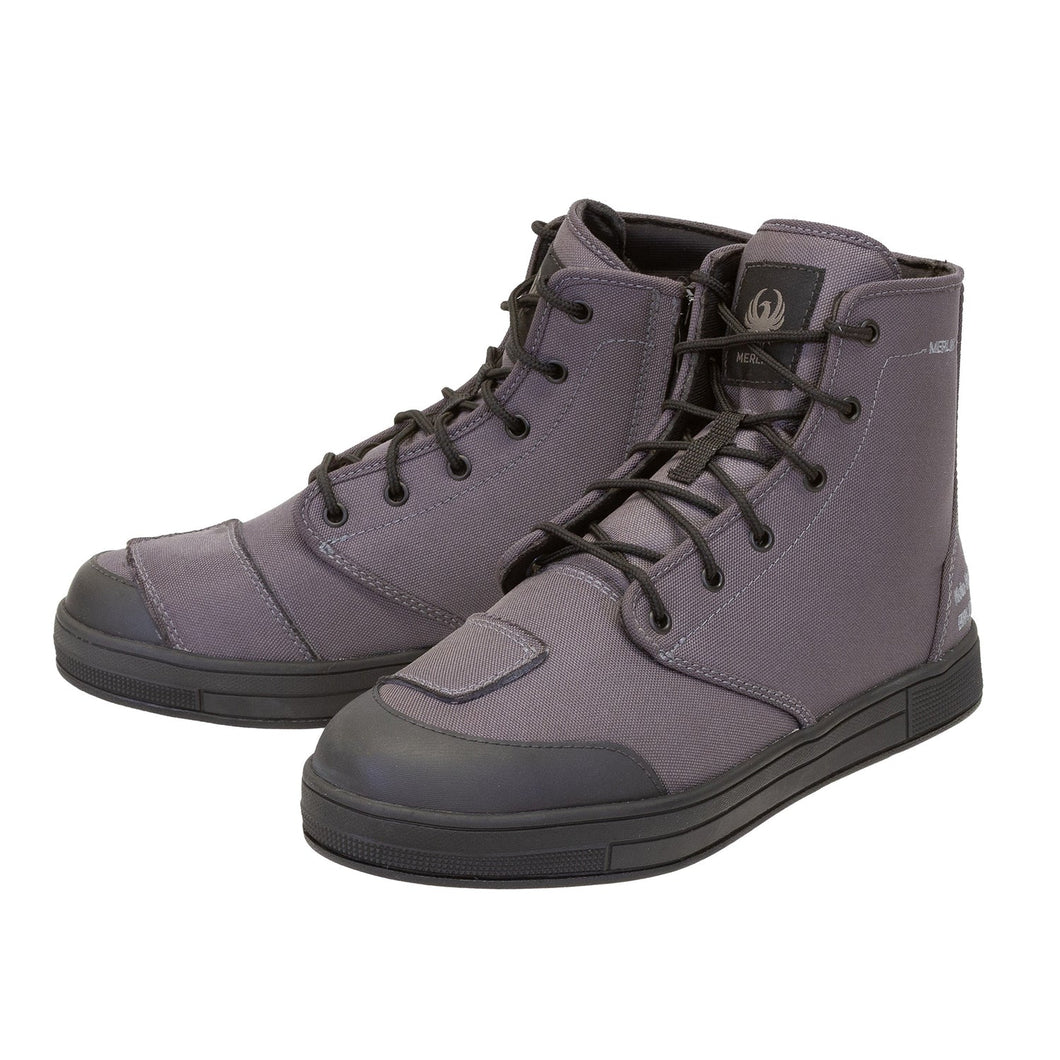 MERLIN KNOTS CANVAS D3O GREY BOOTS