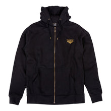 MERLIN GORSEY BLACK ZIP-UP HOODY