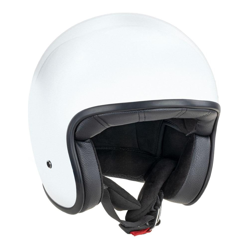 MERLIN BLACKBIRD GLOSS WHITE HELMET