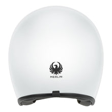 MERLIN BLACKBIRD GLOSS WHITE HELMET