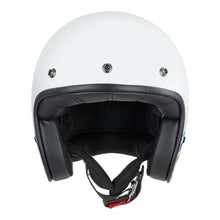 MERLIN BLACKBIRD AERO STRIPE GLOSS WHITE HELMET