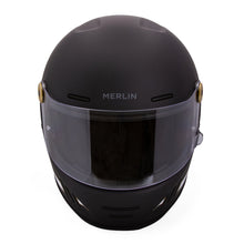 MERLIN REVIVAL FLASH MATT BLACK HELMET