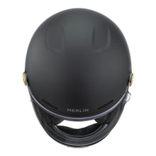 MERLIN REVIVAL FLASH MATT BLACK HELMET