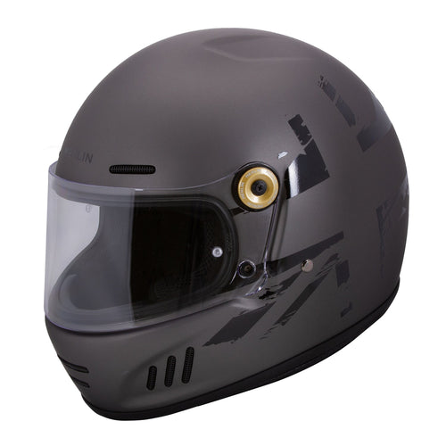 MERLIN REVIVAL UNION GREY HELMET
