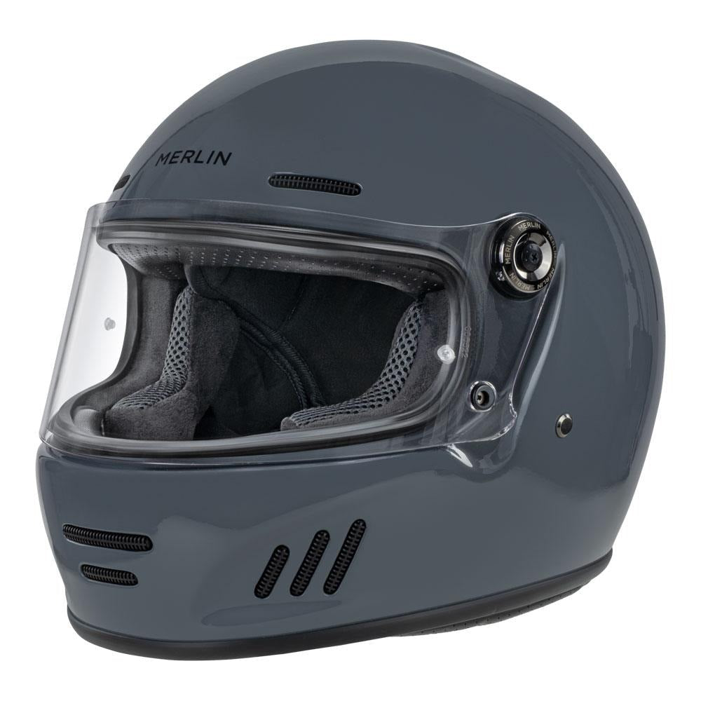 MERLIN REVIVAL GLOSS NARDO GREY HELMET