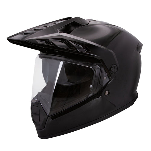 MERLIN TORRES ADVENTURE GLOSS BLACK HELMET