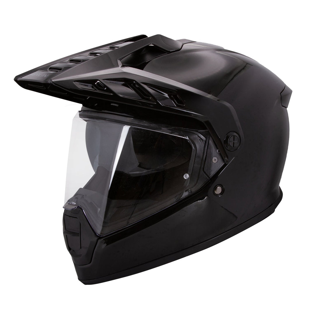 MERLIN TORRES ADVENTURE GLOSS BLACK HELMET