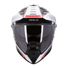 MERLIN TORRES ADVENTURE BLOCK WHITE/RED HELMET