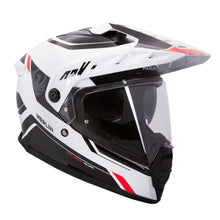 MERLIN TORRES ADVENTURE BLOCK WHITE/RED HELMET