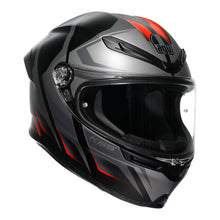 AGV K6 S KARVE BLACK/GREY/RED HELMET