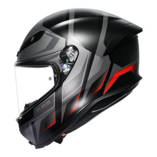 AGV K6 S KARVE BLACK/GREY/RED HELMET