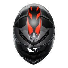 AGV K6 S KARVE BLACK/GREY/RED HELMET