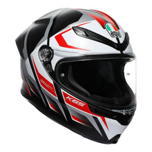 AGV K6 S KARVE BLACK/WHITE/RED HELMET