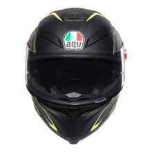 AGV K5 S TORNADO MATT BLACK/YELLOW FLURO HELMET