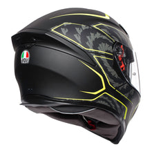 AGV K5 S TORNADO MATT BLACK/YELLOW FLURO HELMET