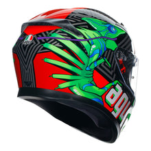 AGV K3 KAMALEON BLACK/RED/GREEN HELMET