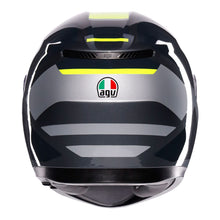 AGV K3 SHADE GREY/FLURO YELLOW HELMET
