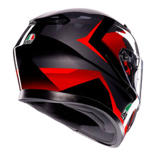 AGV K3 STRIGA MATT BLACK/GREY/RED HELMET