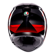 AGV K3 STRIGA MATT BLACK/GREY/RED HELMET
