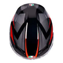 AGV K3 STRIGA MATT BLACK/GREY/RED HELMET