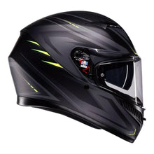 AGV K3 SYTH MATT BLACK/FLURO YELLOW HELMET