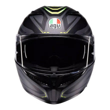 AGV K3 SYTH MATT BLACK/FLURO YELLOW HELMET
