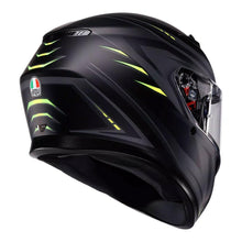 AGV K3 SYTH MATT BLACK/FLURO YELLOW HELMET