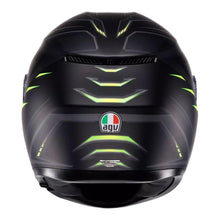 AGV K3 SYTH MATT BLACK/FLURO YELLOW HELMET